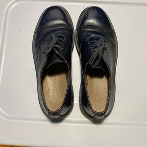 Men's Black Leather Dress Shoes